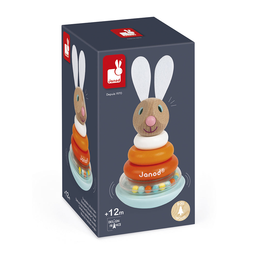Janod Lapin - Stapeltuimelaar Konijn, Janod