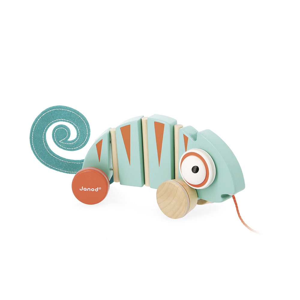 Janod Tropik - Trekfiguur Kameleon, Janod