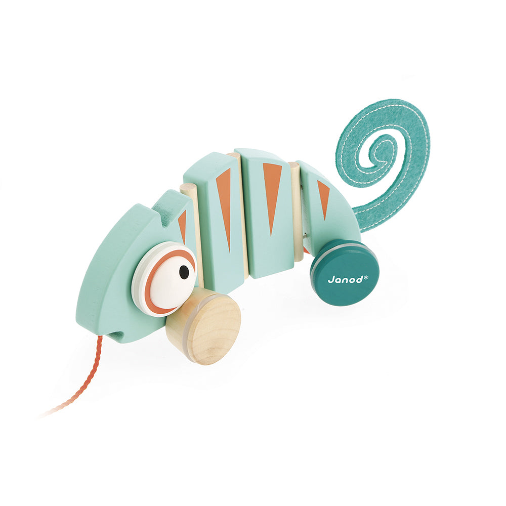 Janod Tropik - Trekfiguur Kameleon, Janod