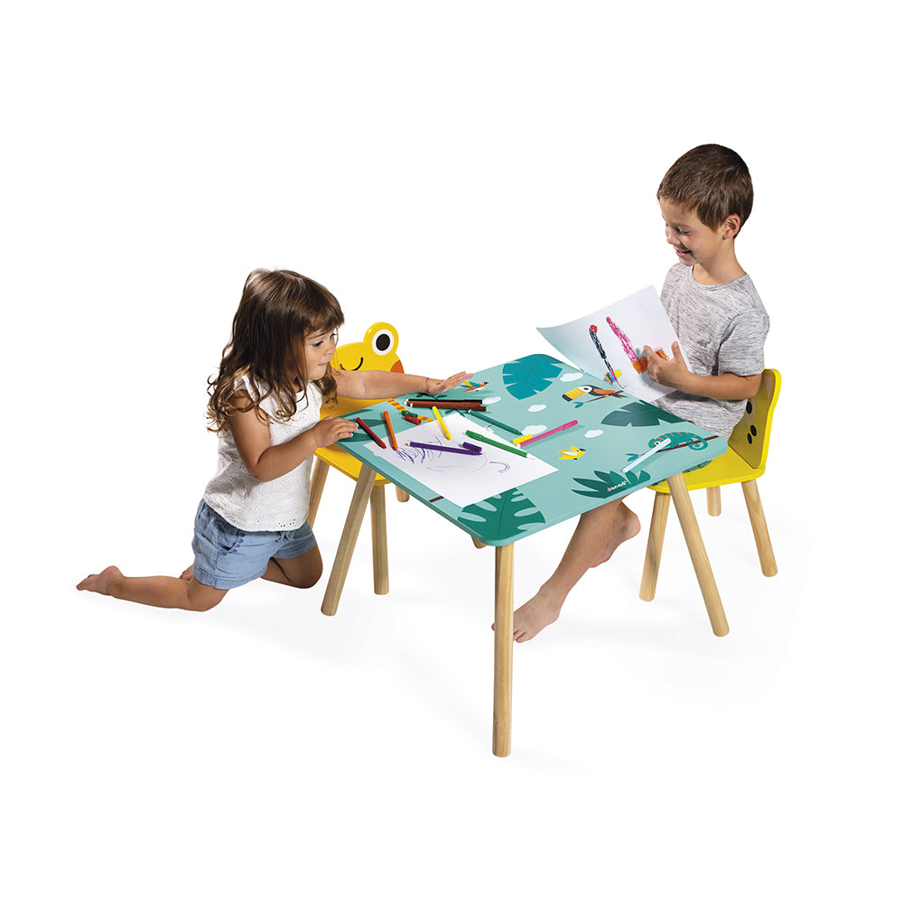 Janod Tropik - Tafel Met Stoeltjes, Janod