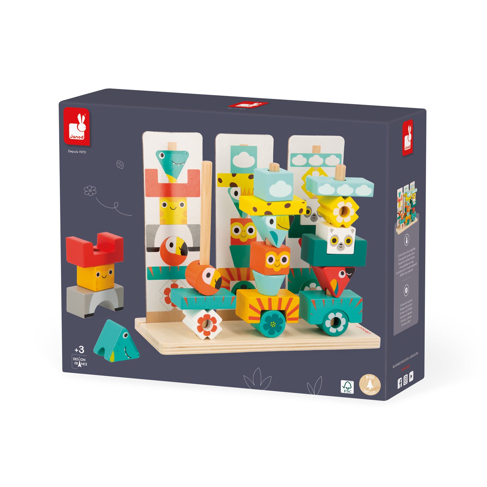 Janod Tropik - Spel Totem, Janod