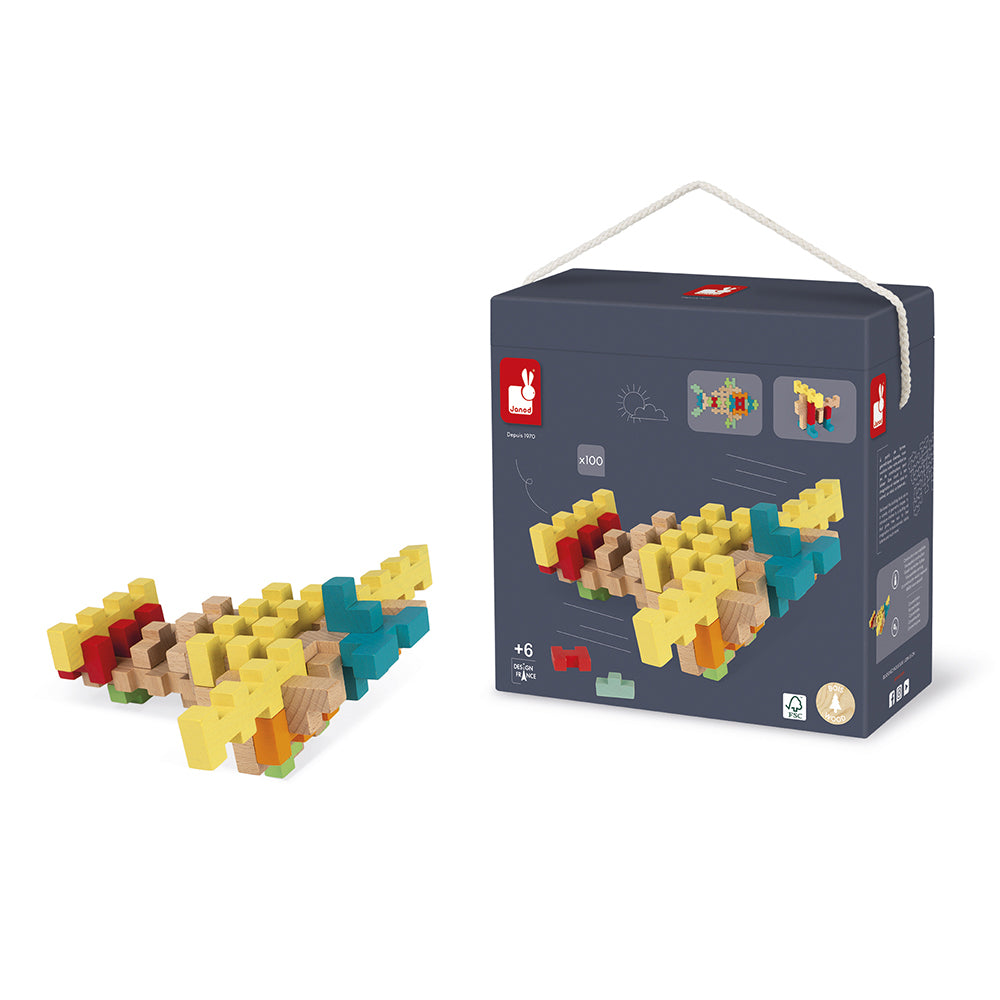 Janod Blokken - Constructie (100), Janod