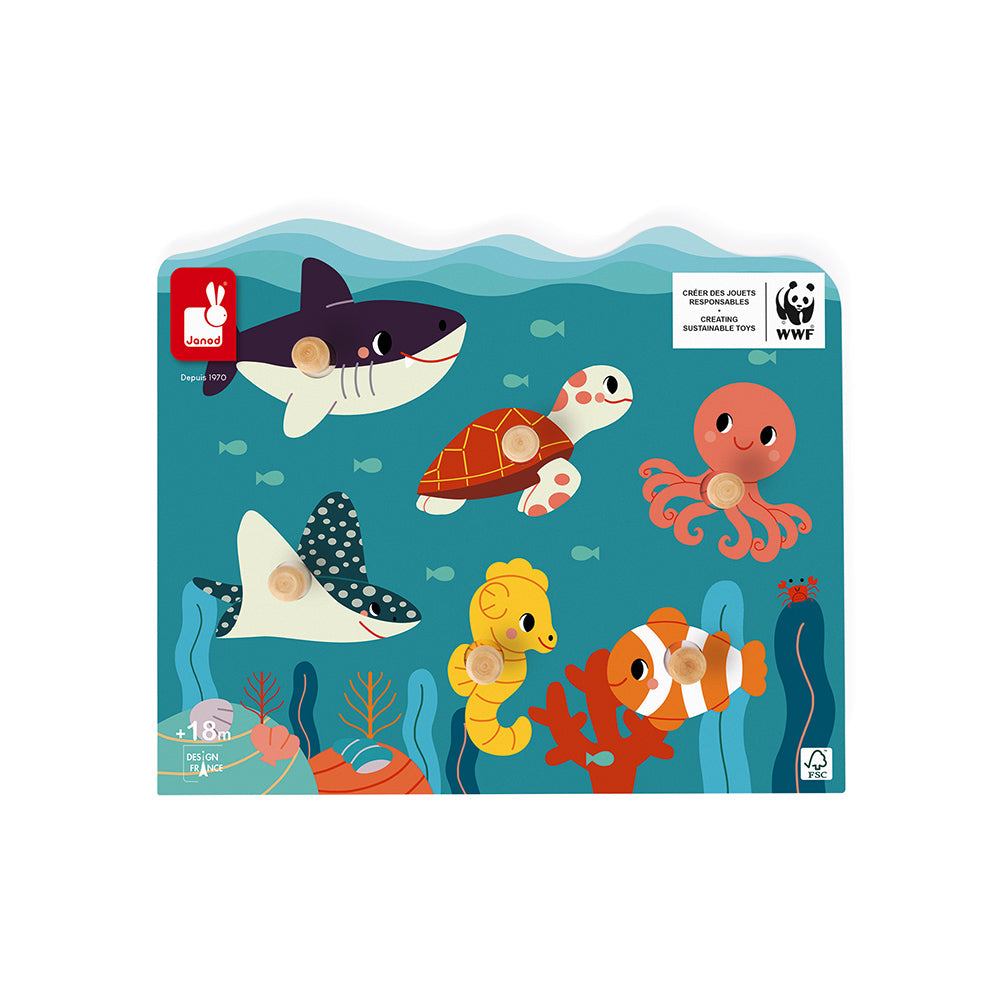 Janod Wwf - Knoppuzzel Oceaan, Janod
