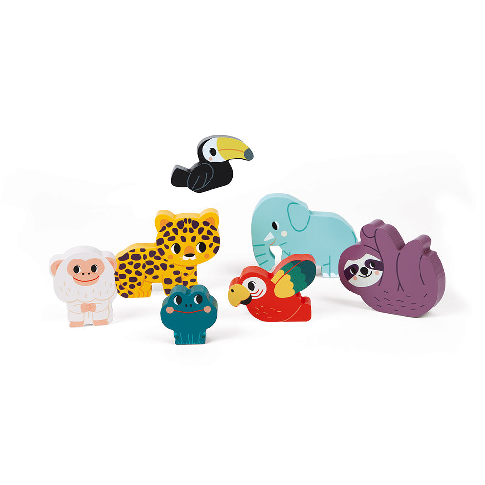 Janod Wwf - Chunky Puzzel Jungle, Janod