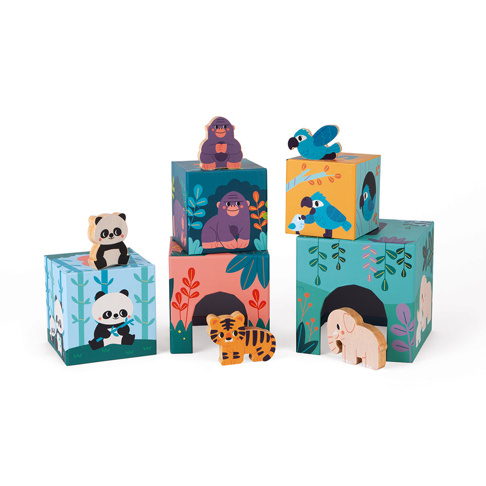 Janod Wwf - Stapeltoren Met Speelfiguren, Janod