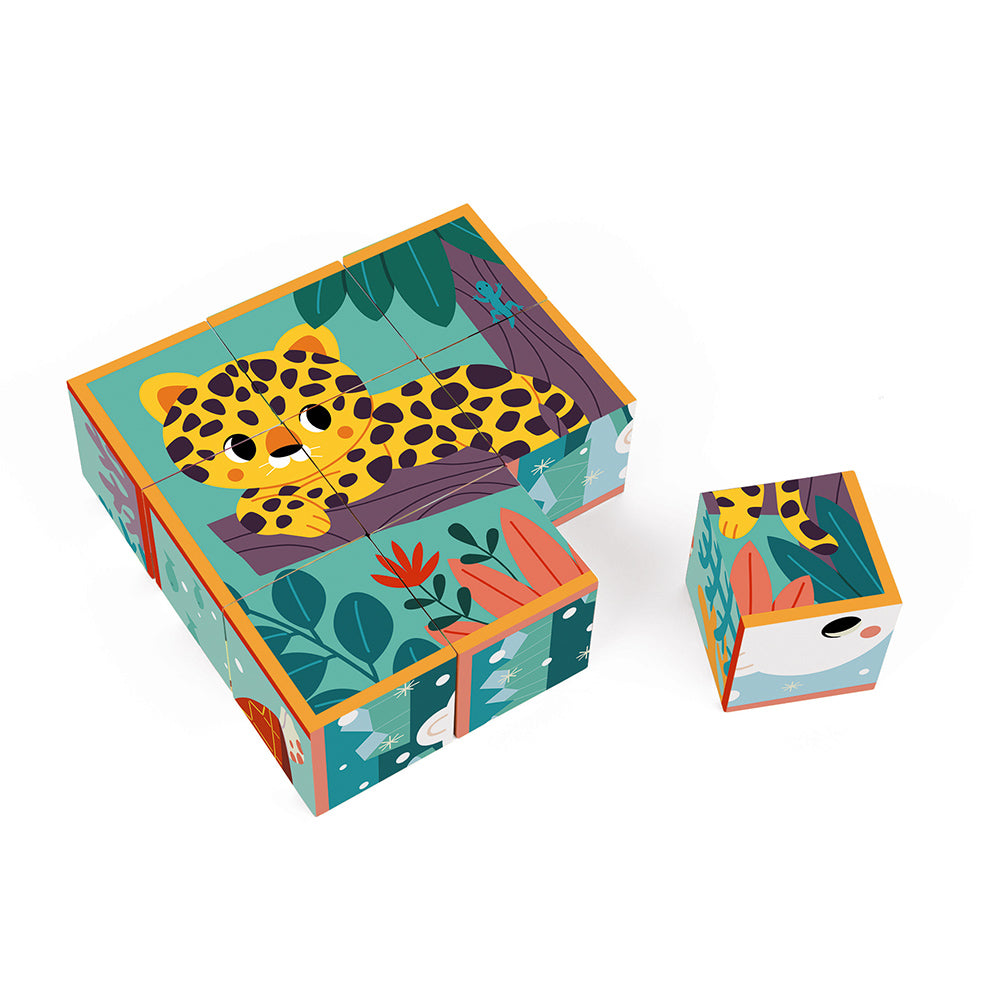 Janod Wwf - Kartonnen Blokpuzzel, Janod