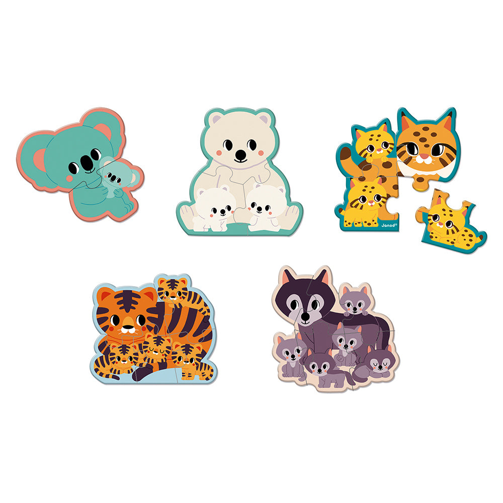 Janod Wwf - Puzzelset 5 Niveaus, Janod