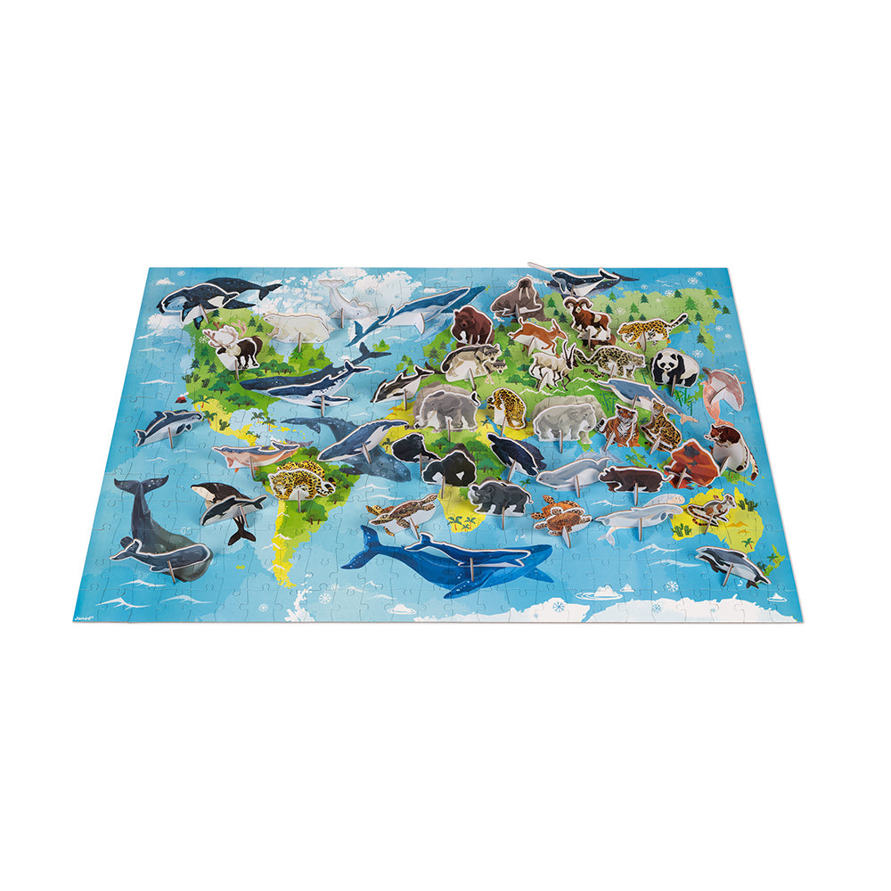 Janod Wwf - Educatieve Puzzel Bedreigde Diersoorten, Janod