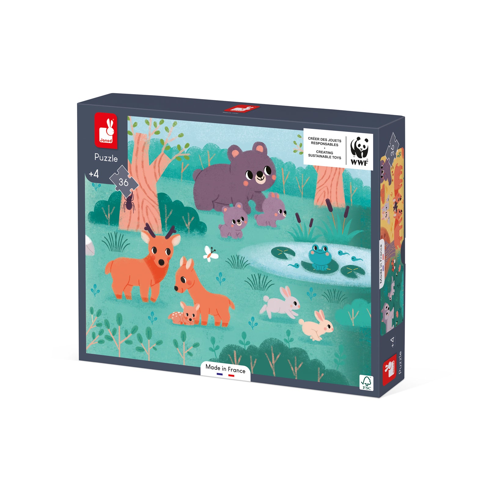 Janod Wwf - Puzzel De Seizoenen, Janod