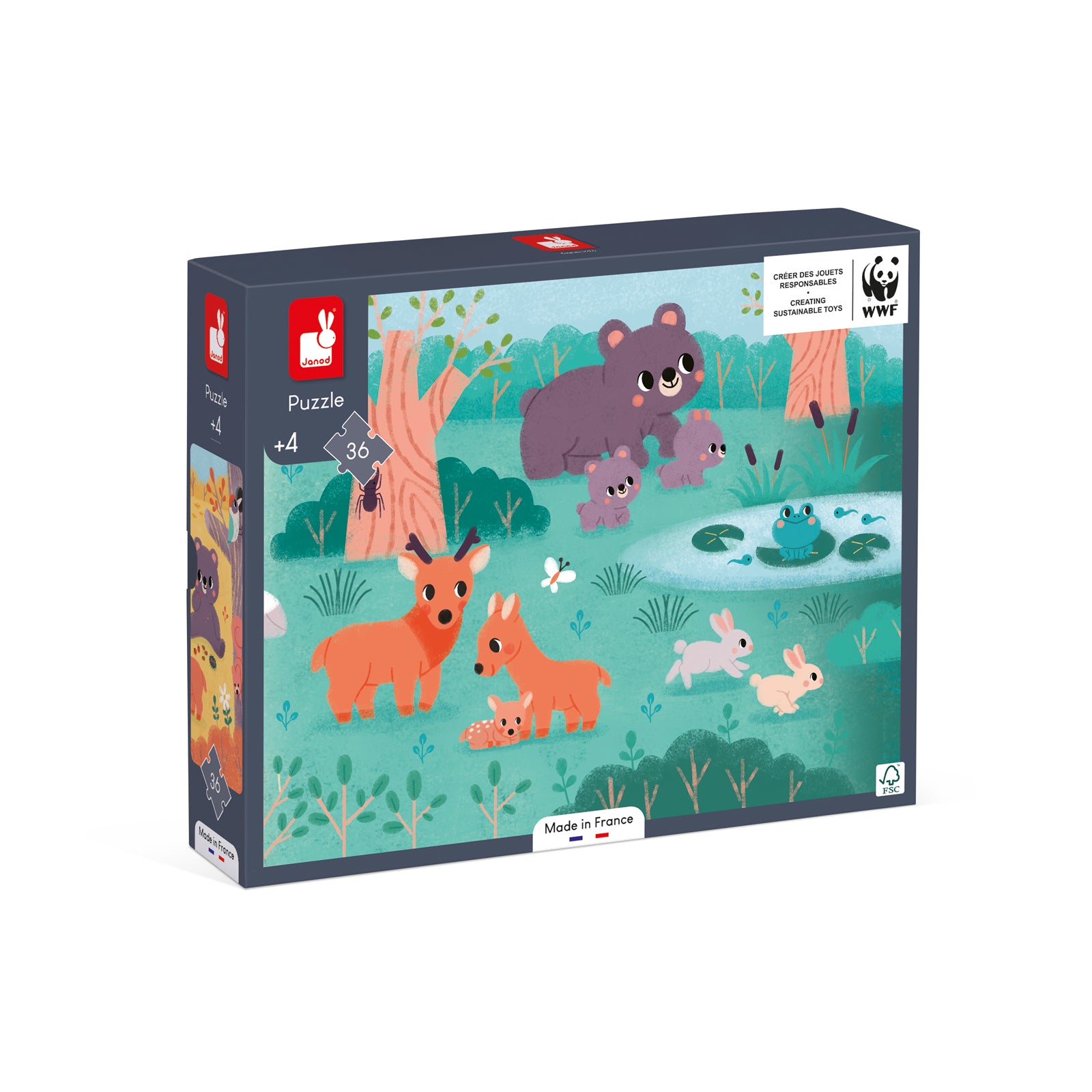 Janod Wwf - Puzzel De Seizoenen, Janod
