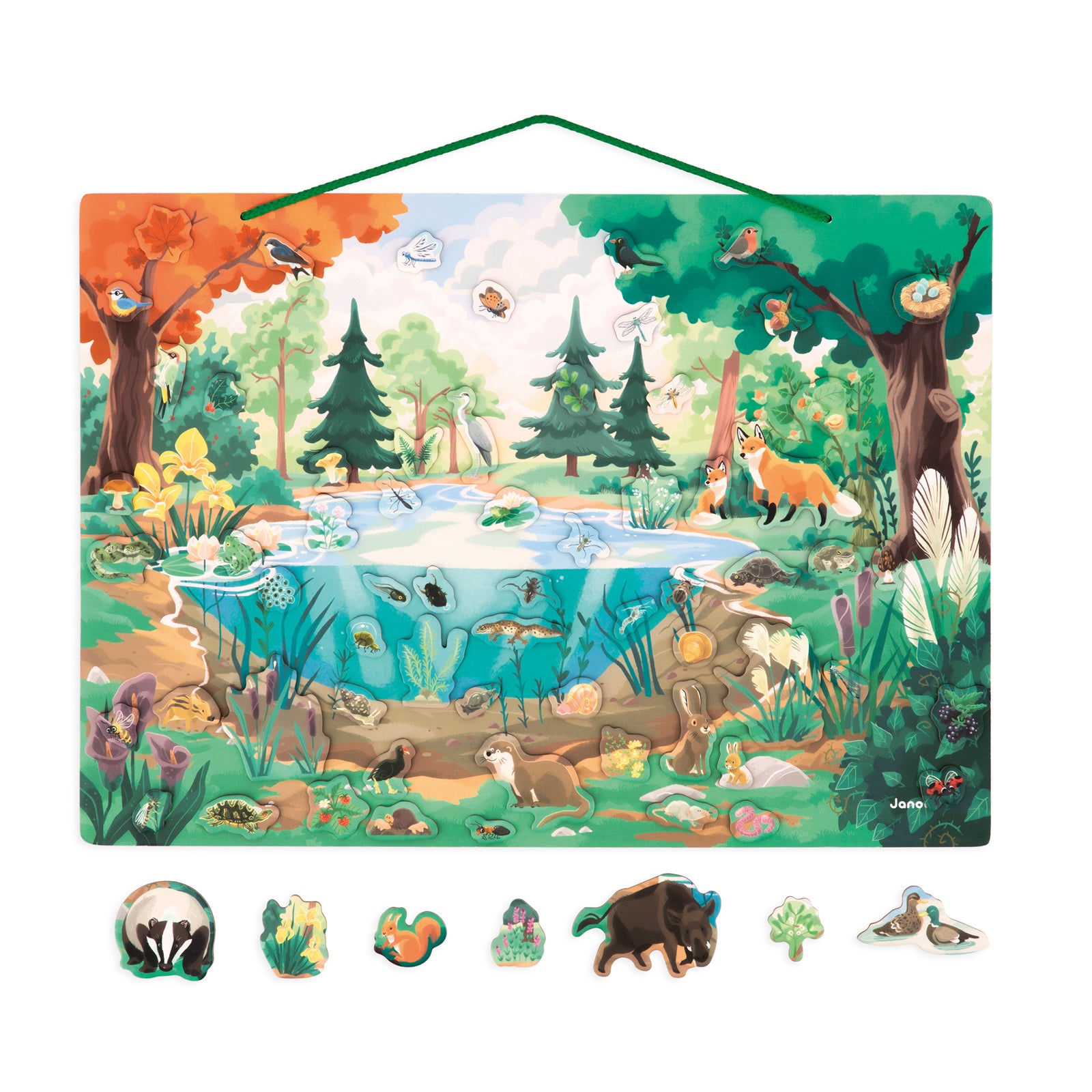 Janod Wwf - Magnetisch Bord Flora En Fauna, Janod