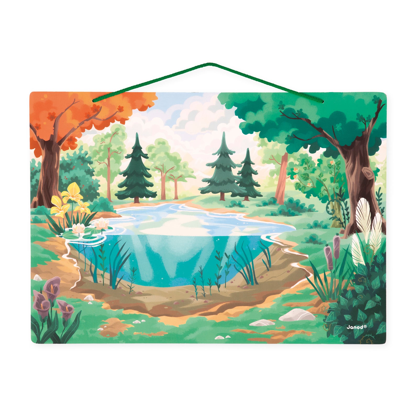 Janod Wwf - Magnetisch Bord Flora En Fauna, Janod