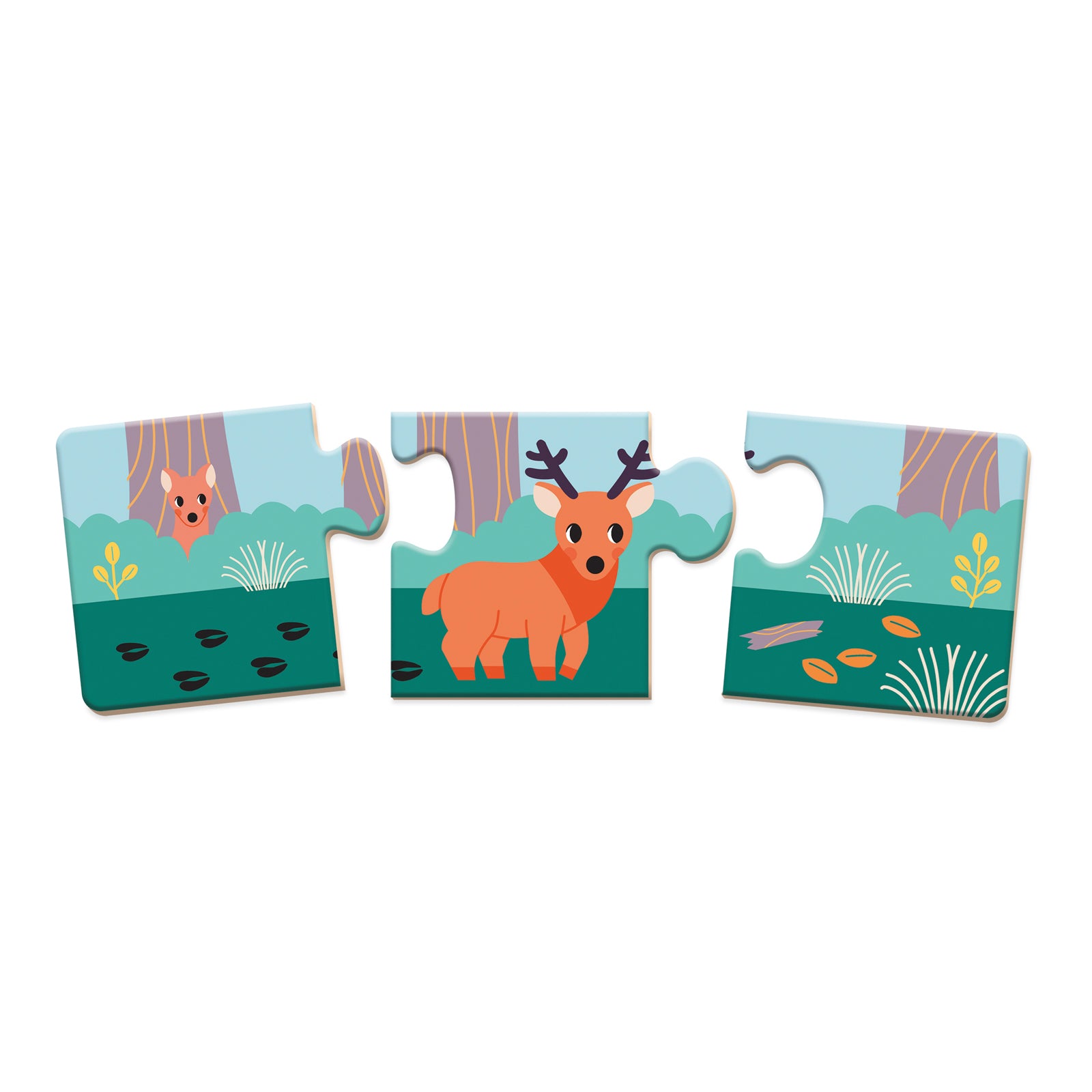 Janod Wwf - Combinatiepuzzel Spoorzoeken, Janod