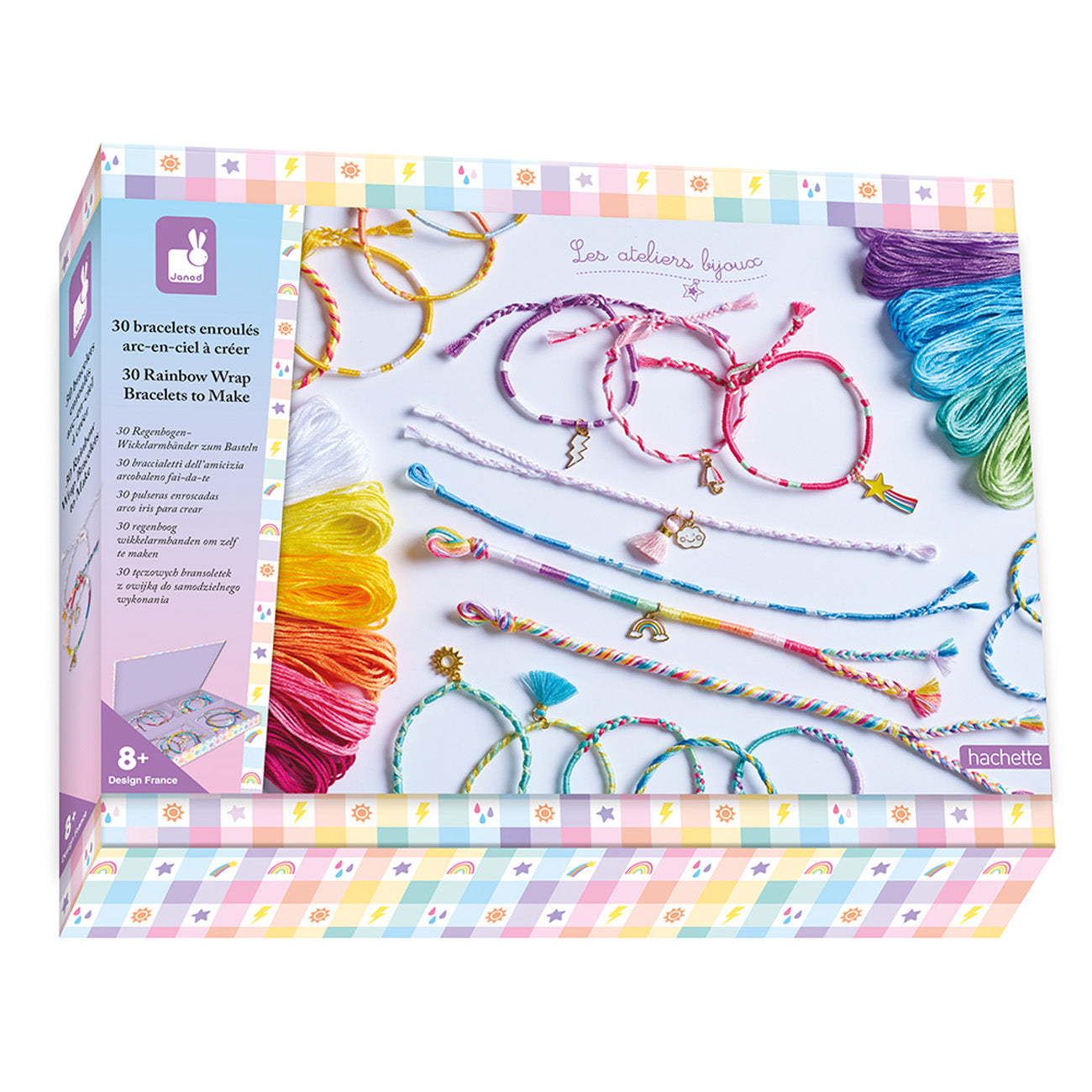 Janod Atelier Bijoux - Regenboog Armbanden, Janod