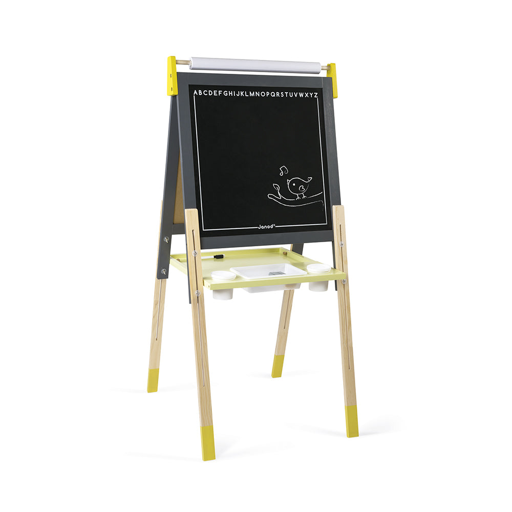 Janod Schoolbord - Grijs/Geel, Janod
