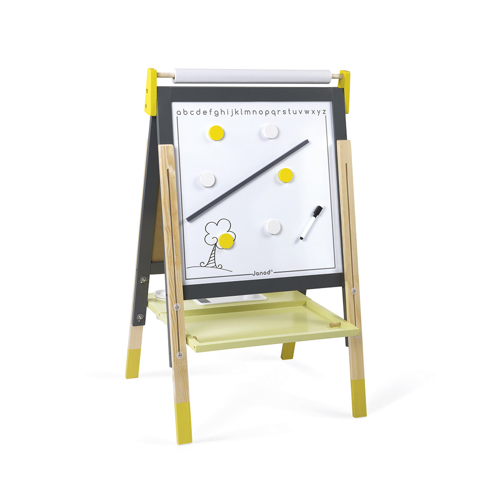 Janod Schoolbord - Grijs/Geel, Janod