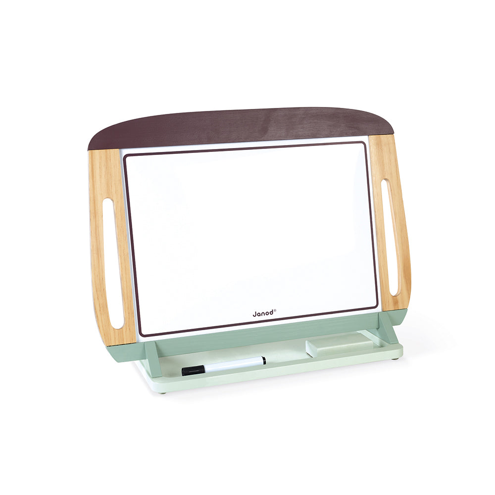 Janod Schoolbord - Tafelmodel Bordeaux/Mintgroen, Janod