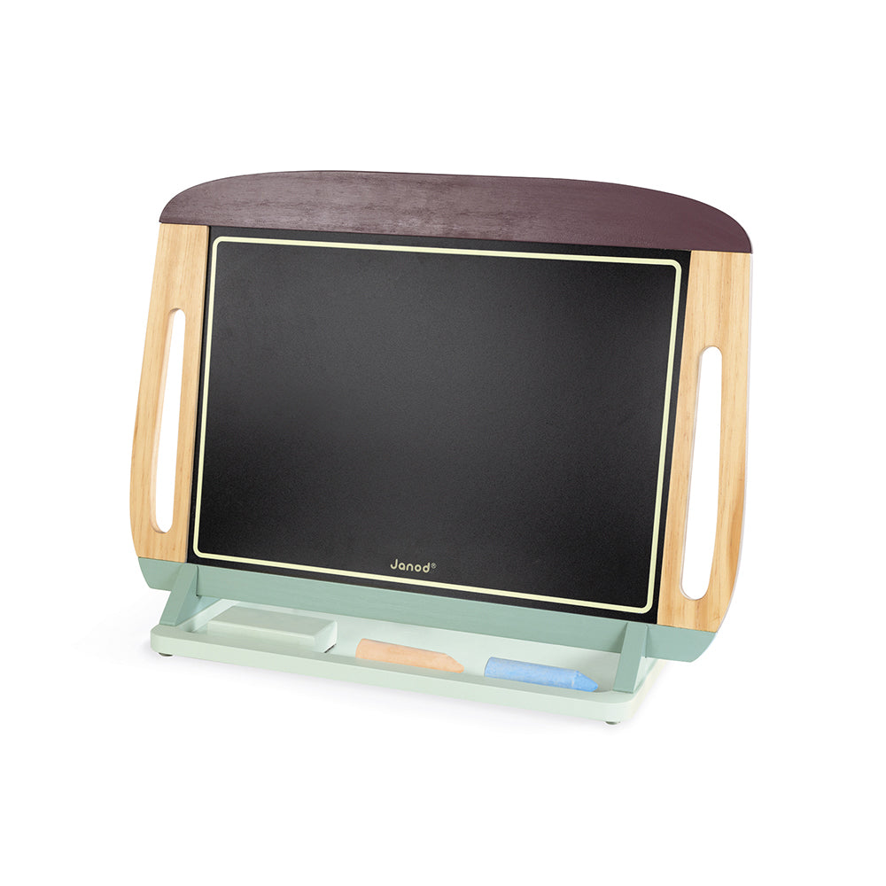 Janod Schoolbord - Tafelmodel Bordeaux/Mintgroen, Janod