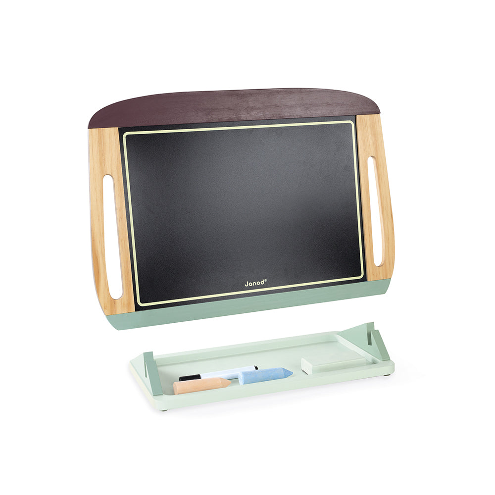 Janod Schoolbord - Tafelmodel Bordeaux/Mintgroen, Janod