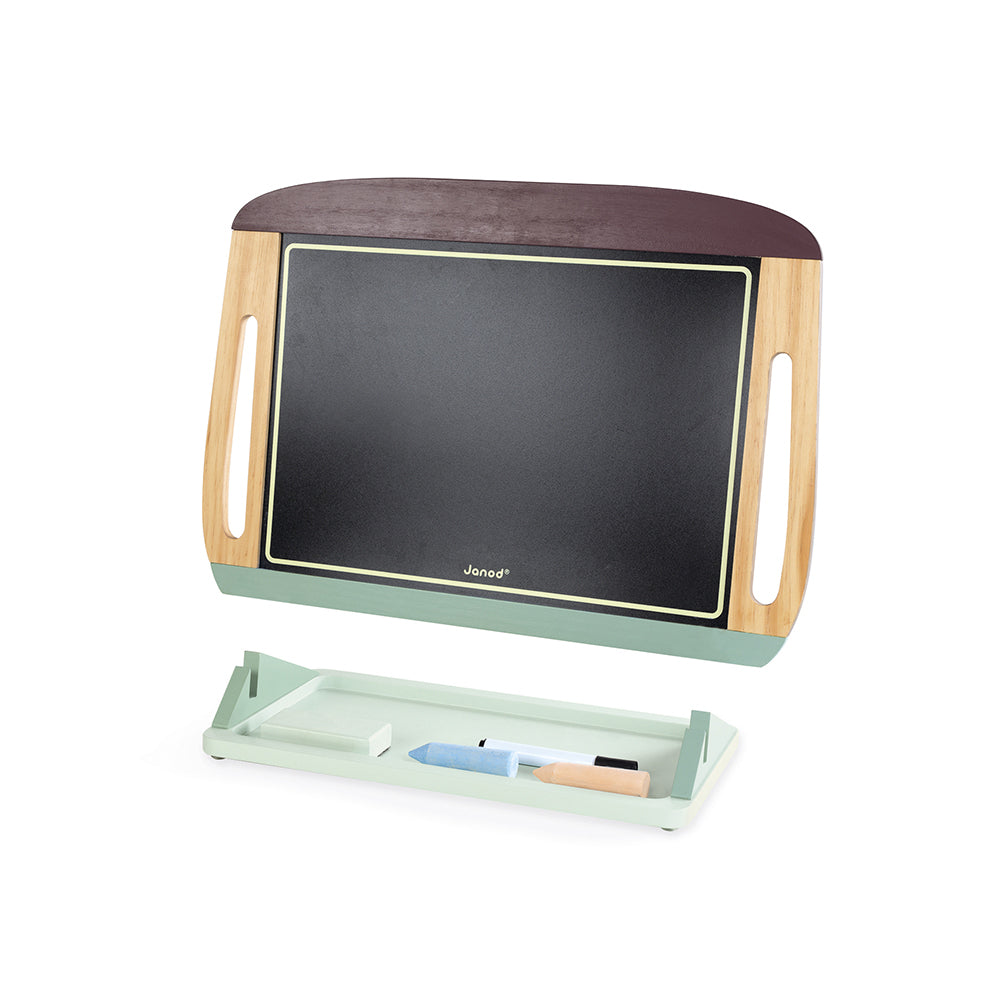 Janod Schoolbord - Tafelmodel Bordeaux/Mintgroen, Janod