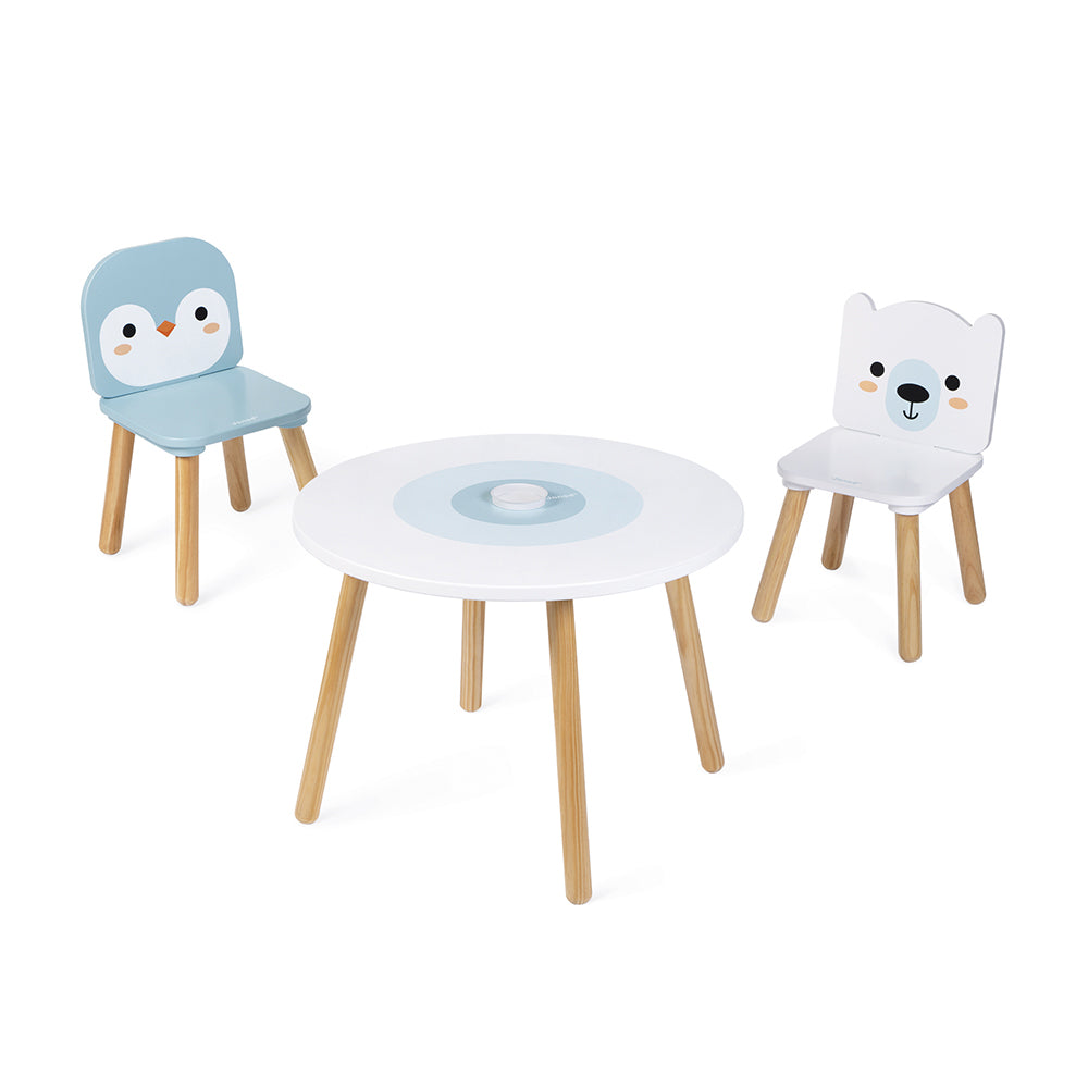 Janod Tafel En 2 Stoelen - Polar, Janod