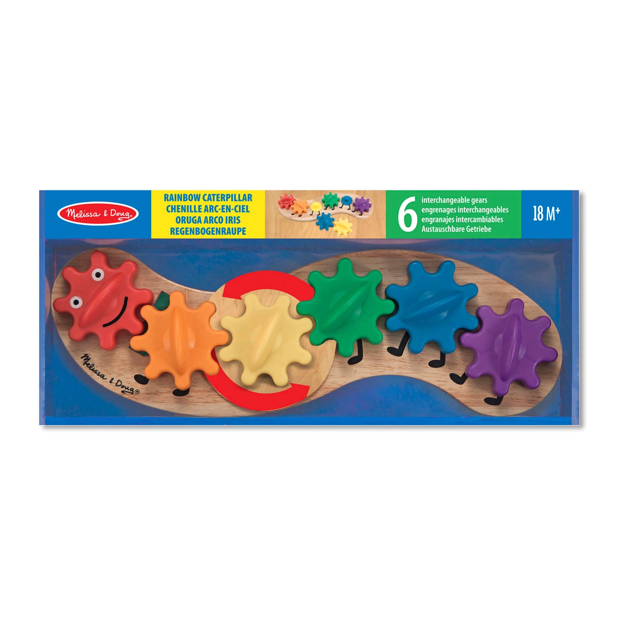Houten Regenboog Duizendpoot, Melissa & Doug