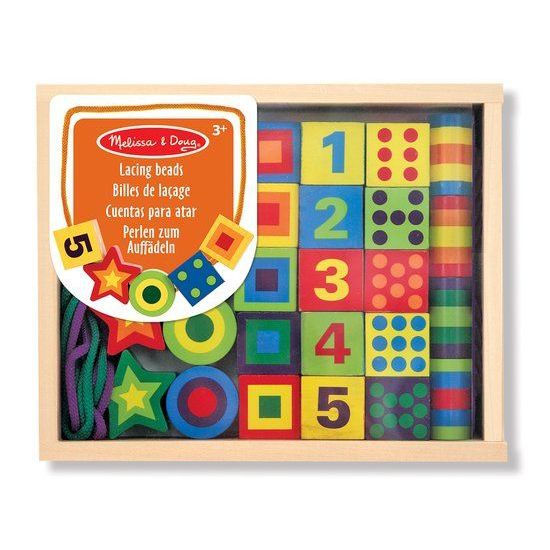Grote rijgkralen, Melissa & Doug