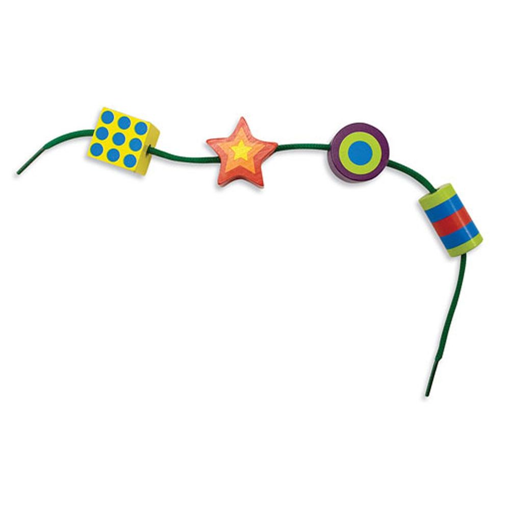 Grote rijgkralen, Melissa & Doug