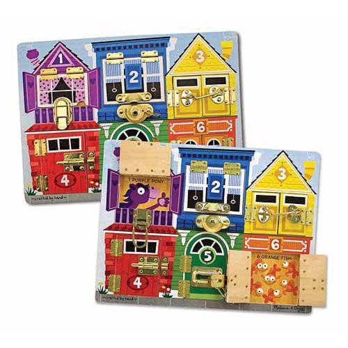 Groot speelbord Slot en Grendel, Melissa & Doug