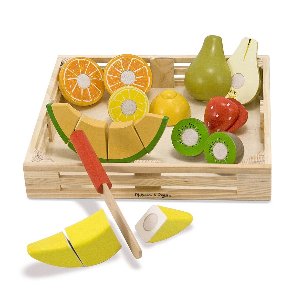 Snijset fruit in krat, Melissa & Doug