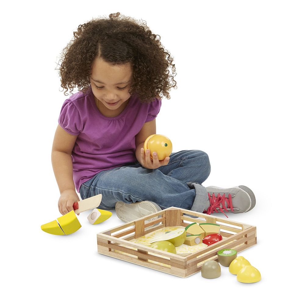 Snijset fruit in krat, Melissa & Doug
