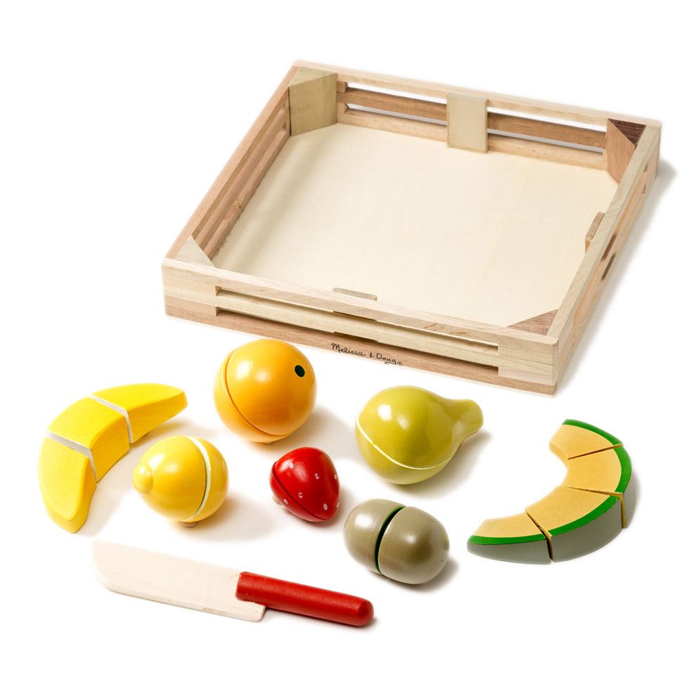 Snijset fruit in krat, Melissa & Doug
