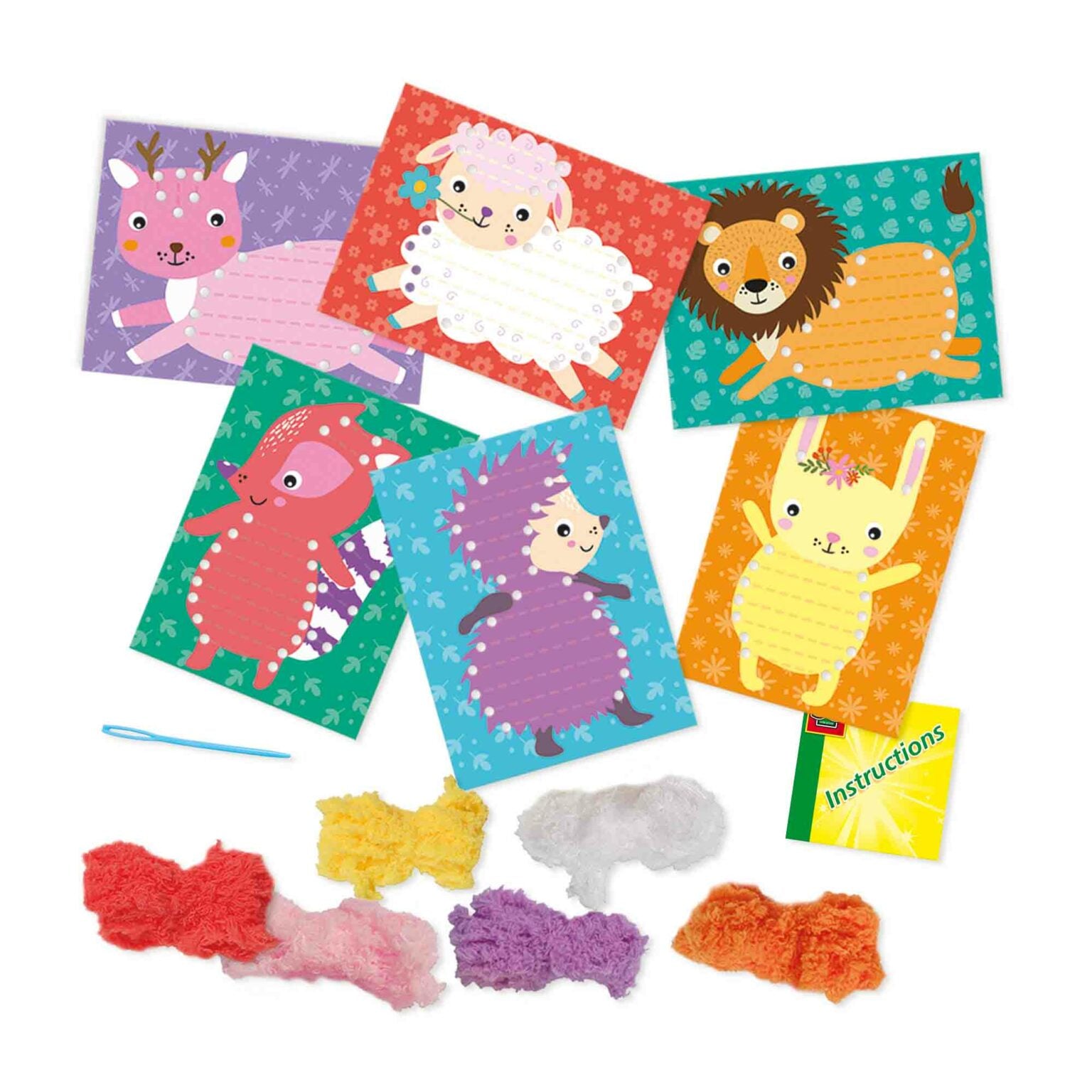 Fluffy dieren borduren, SES