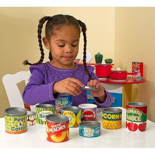 Speelset eten in blik, Melissa & Doug