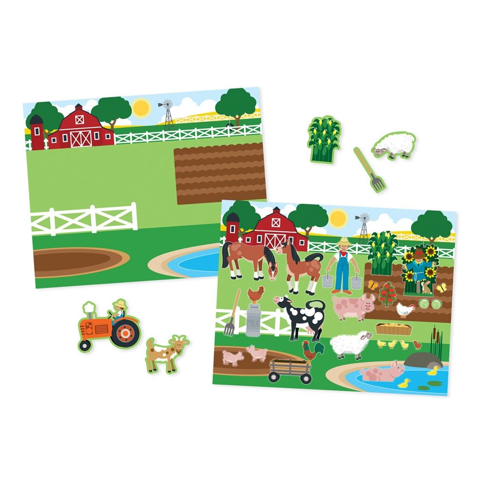 Herbruikbaar stickerblok Habitats, Melissa & Doug