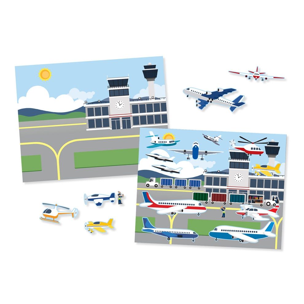 Herbruikbaar stickerblok Voertuigen, Melissa & Doug