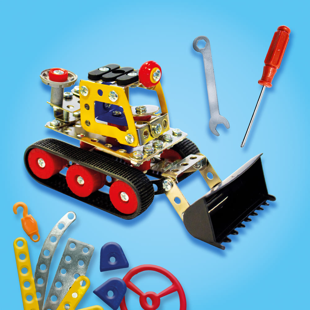 Creator metalen constructieset - Bouwvoertuigen 3 in 1