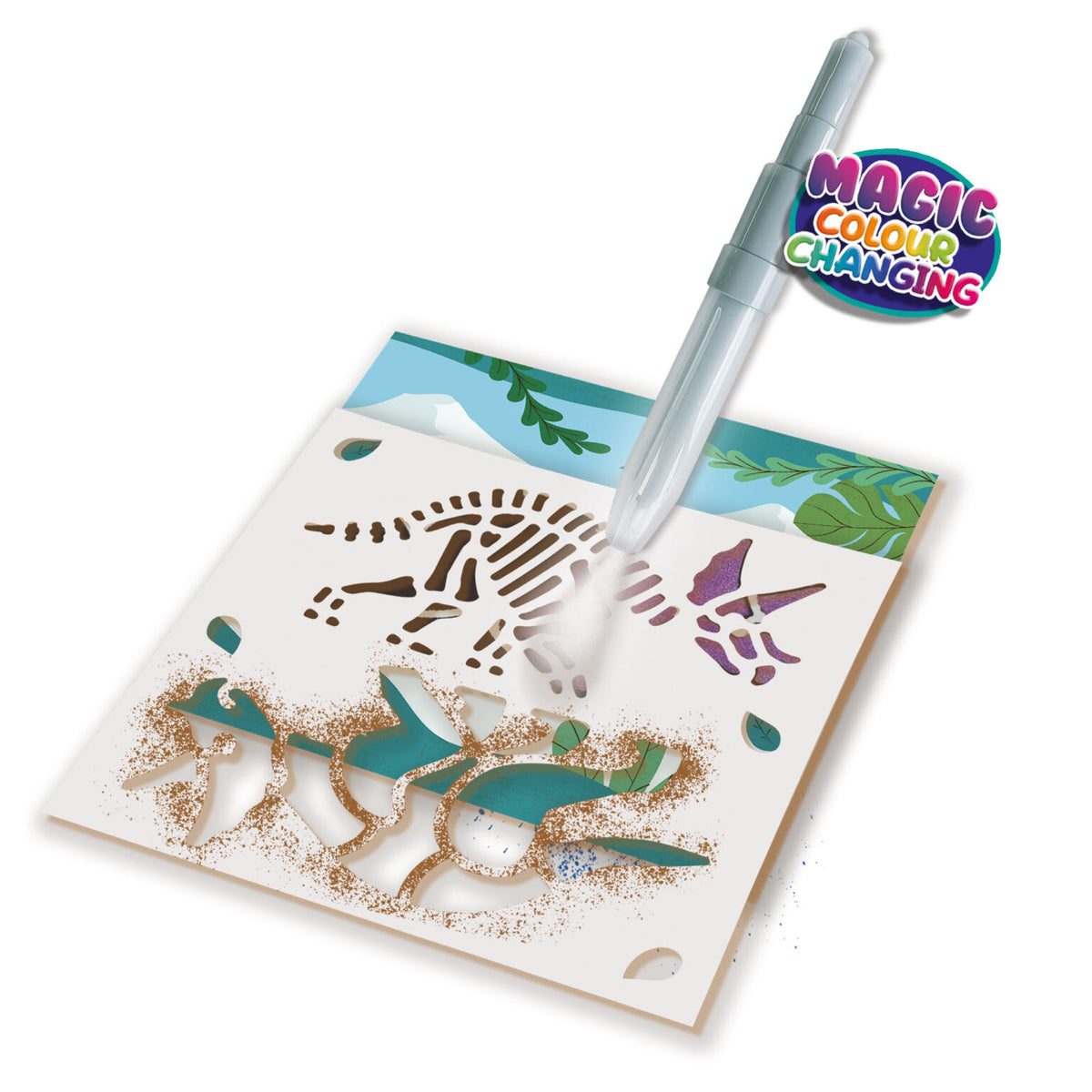 Blow airbrush dinos mag. kleur, SES