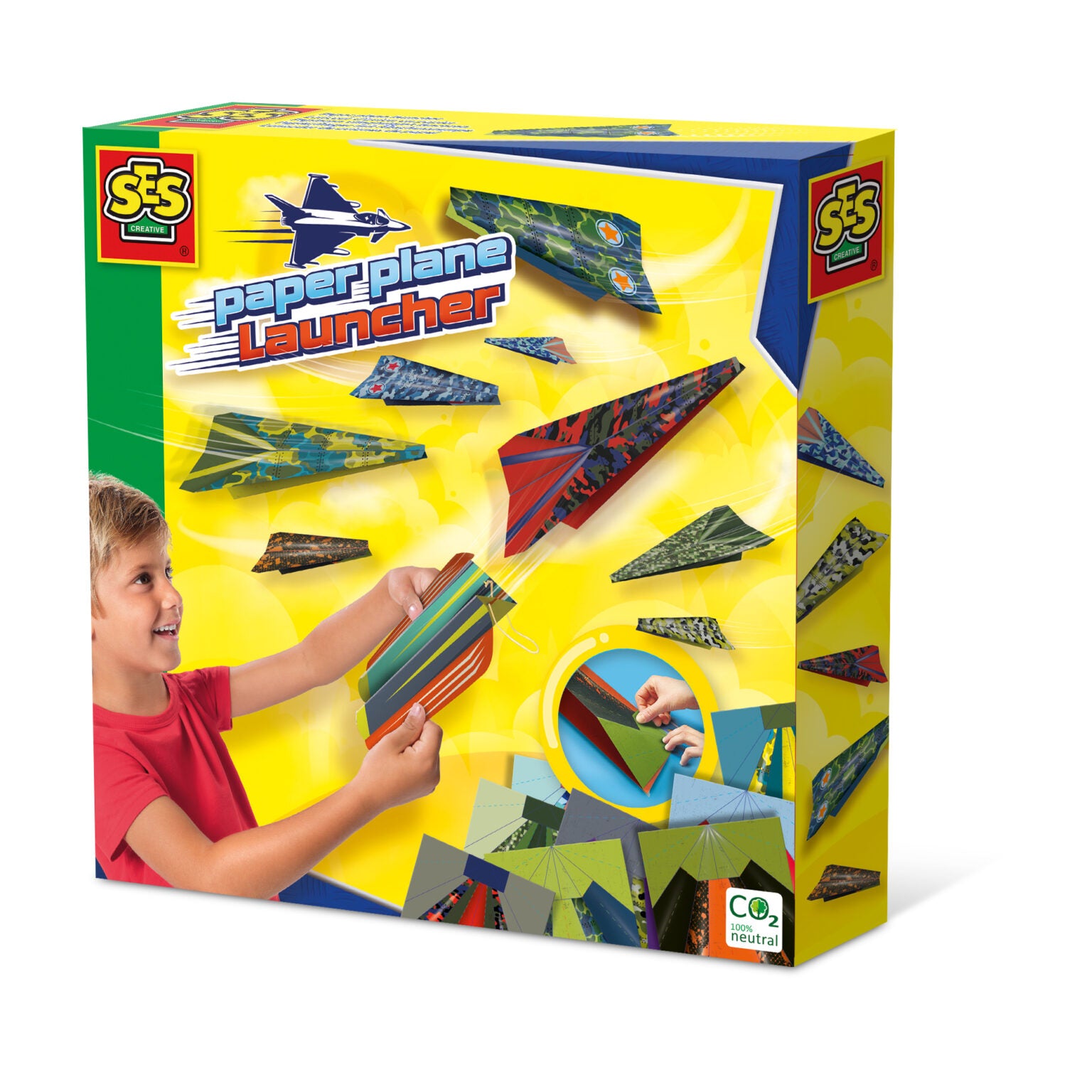 Papieren vliegtuigjes lanceren, SES