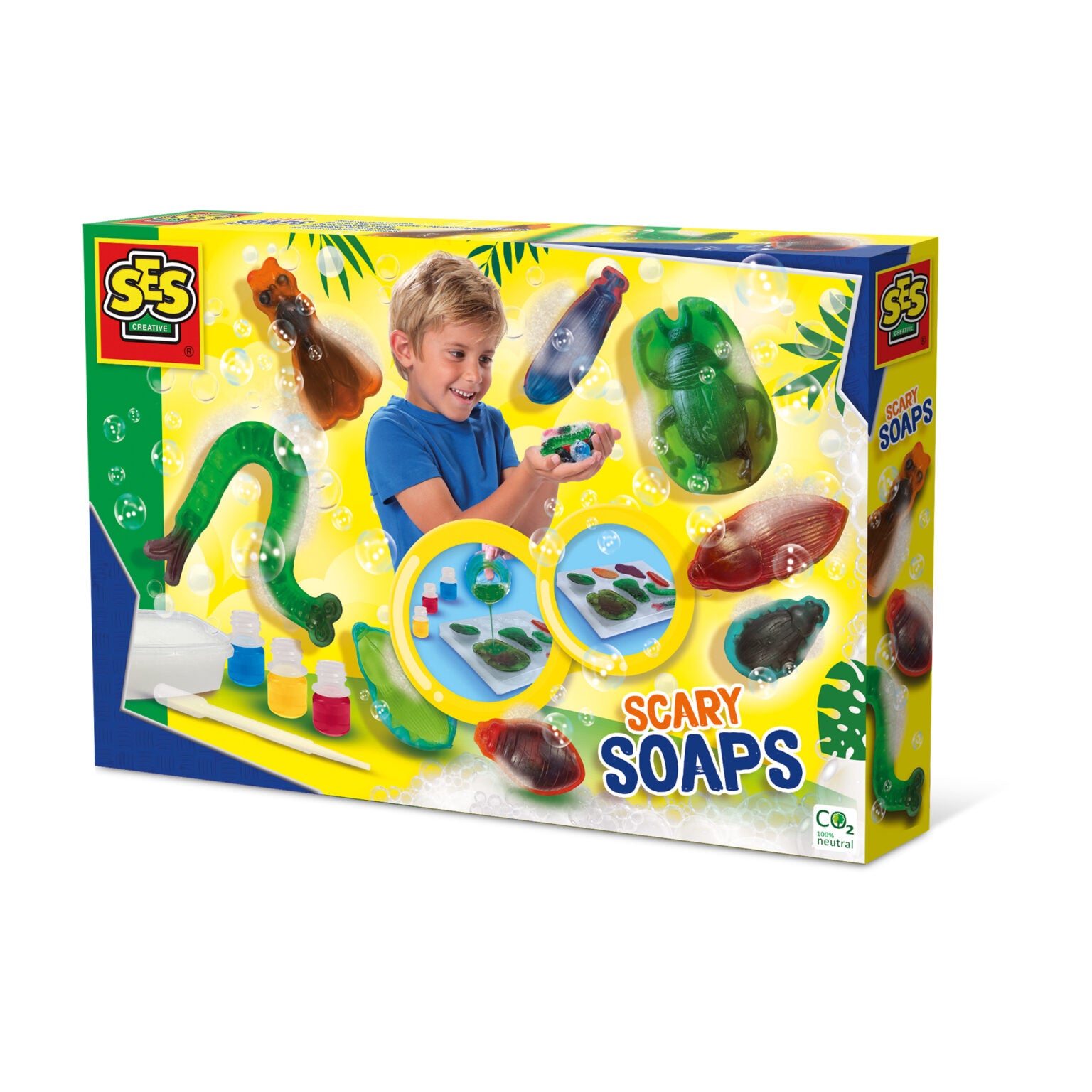 Enge zeepjes gieten, SES