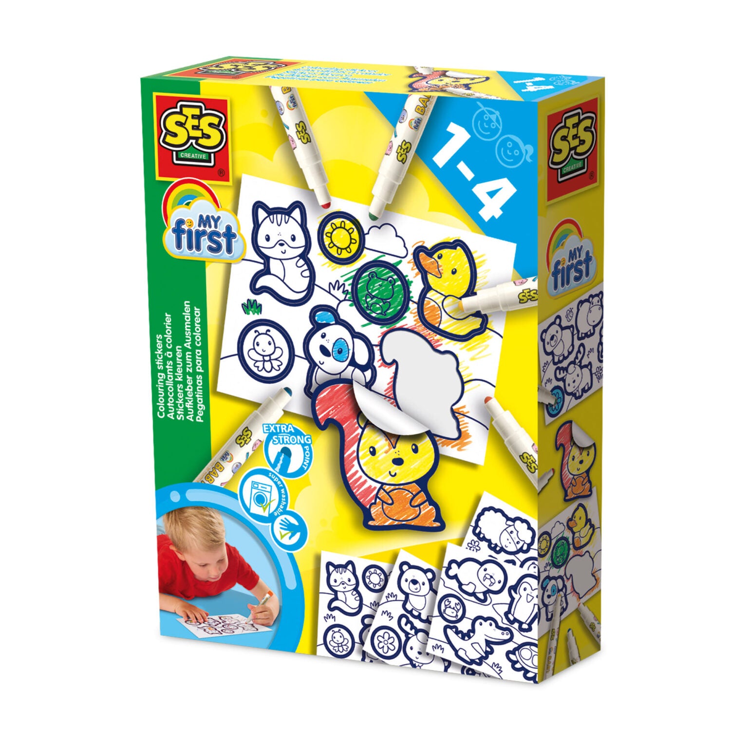 My first stickers kleuren, SES