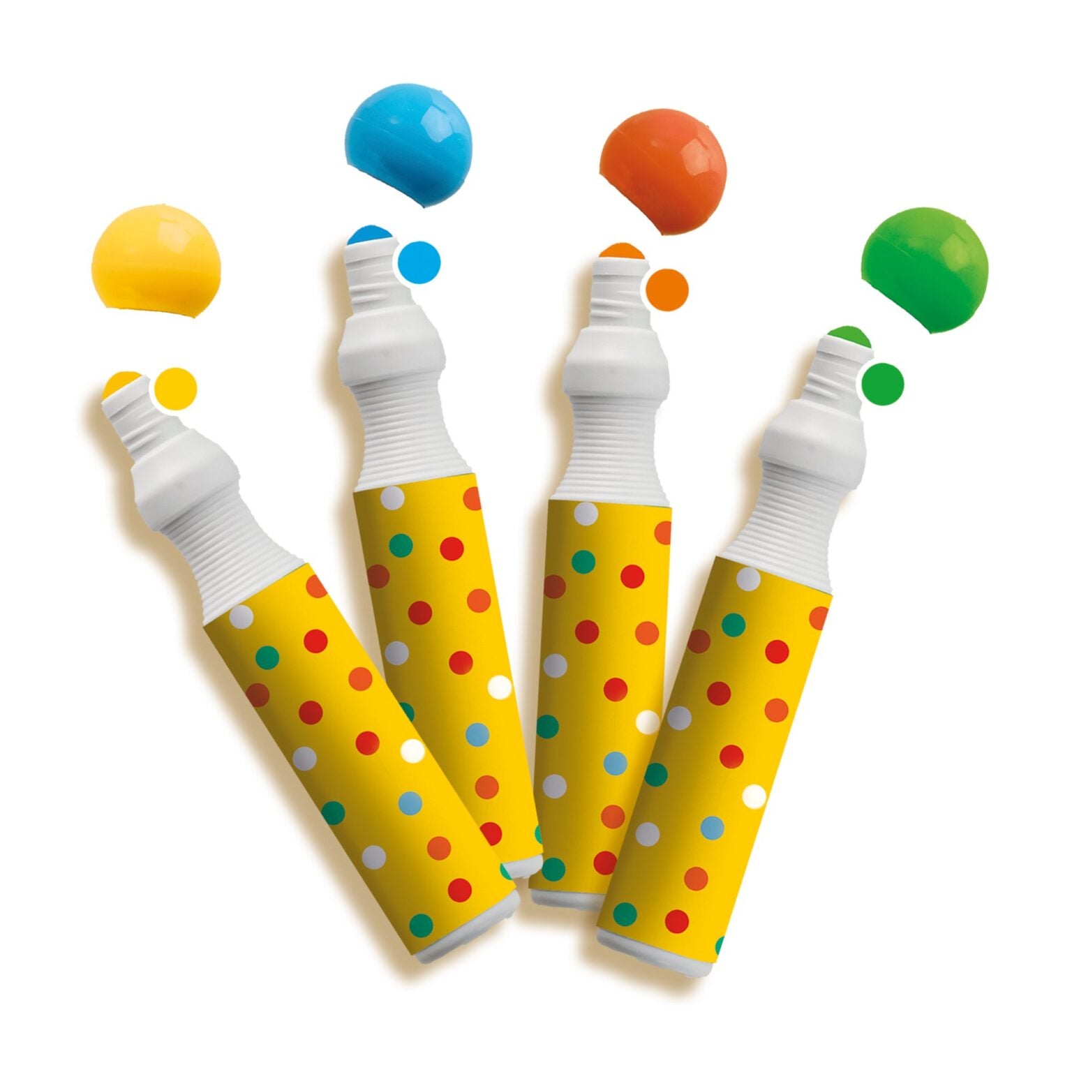 Dot markers 4 kleuren XXL, SES