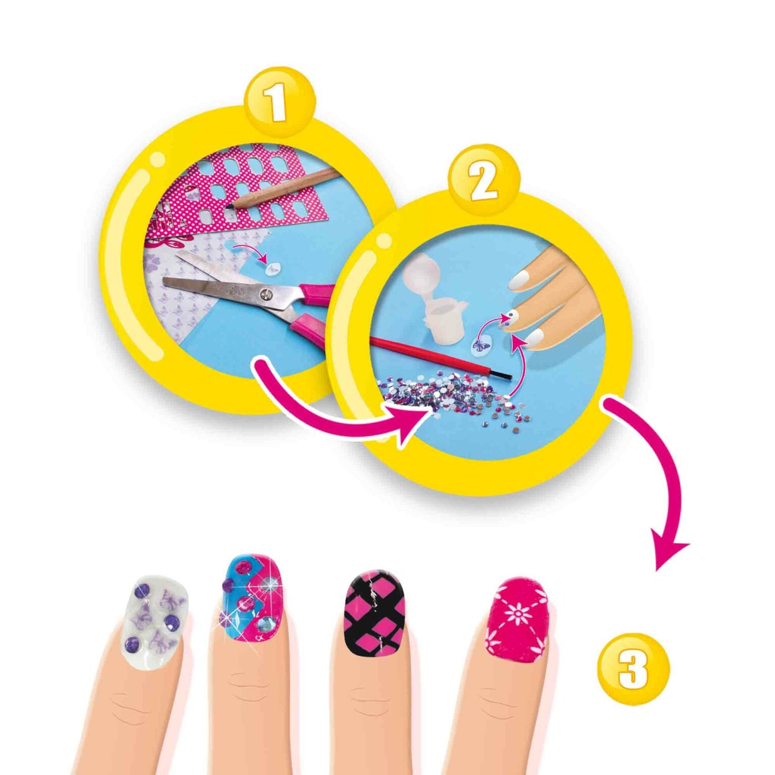 Nagels versieren, SES