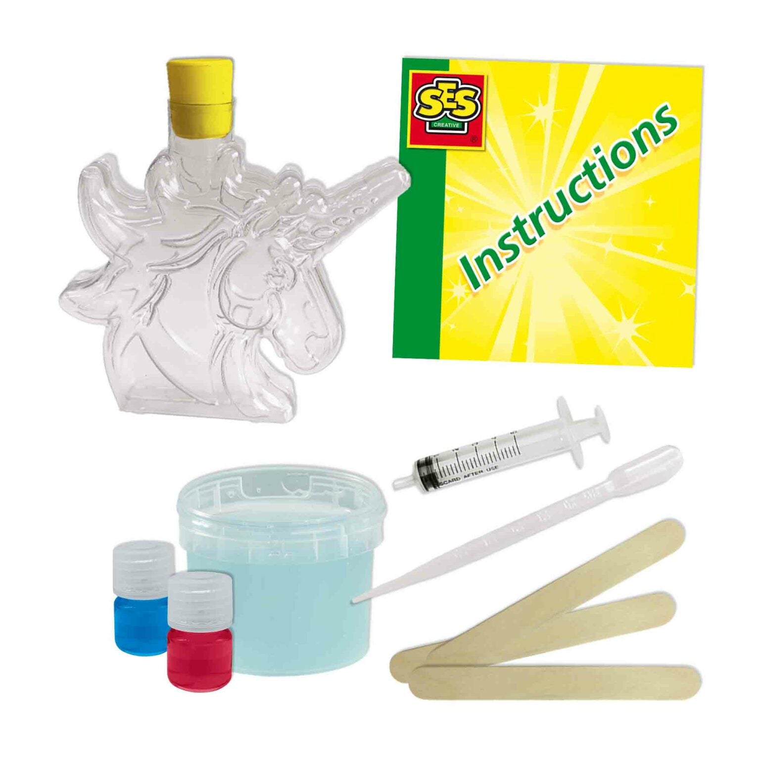 Slime kleuren lab unicorn, SES