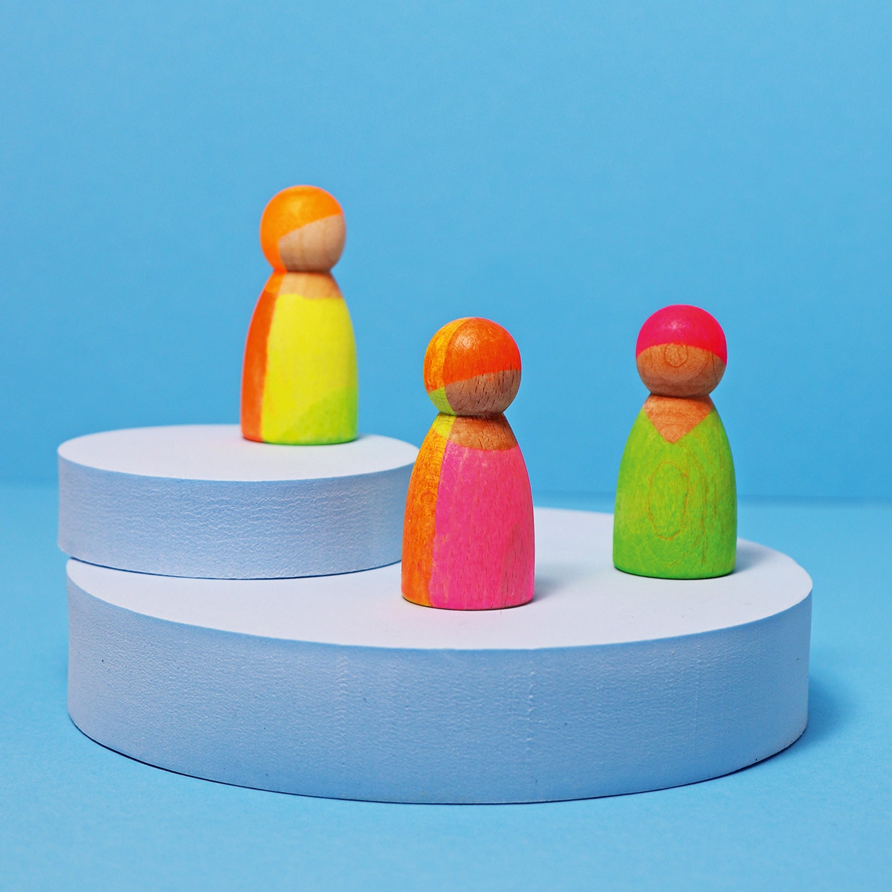 3 neonvriendjes mixkleuren, Grimm's