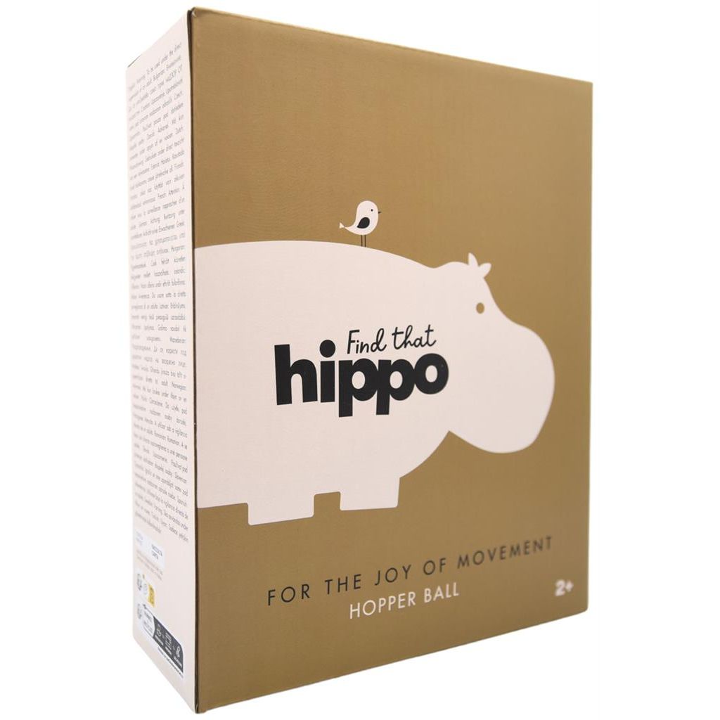 Springbal - Roze - 45cm, Find That Hippo