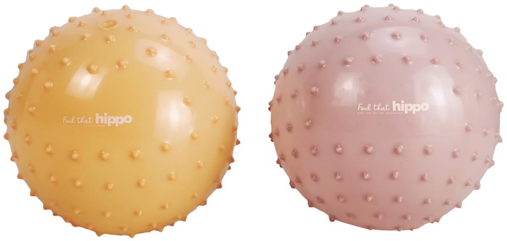 Set Van 2 Sensory Ballen - Rozebruin En Roodbruin, Find That Hippo
