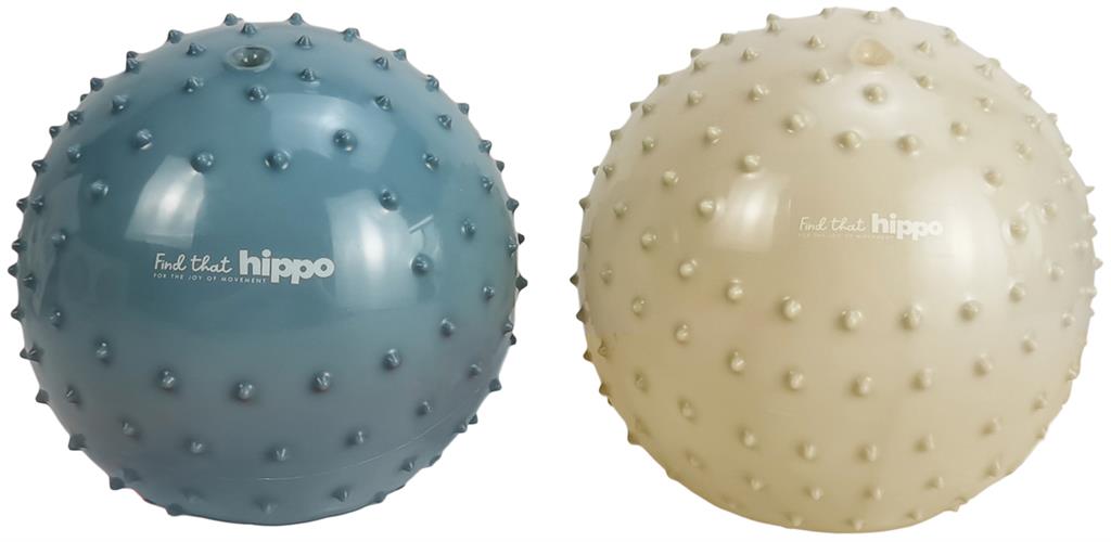 Set Van 2 Sensory Ballen - Metallic Blauw En Kaki, Find That Hippo