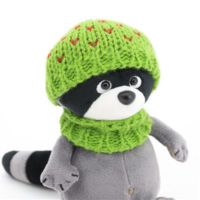Wasbeer Met Groene Muts, Orange Toys