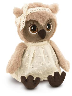 Uil Met Kleedje En Haarlint, Orange Toys
